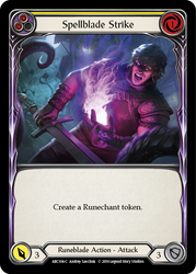 Spellblade Strike (Yellow) [ARC104-C] 1st Edition Rainbow Foil