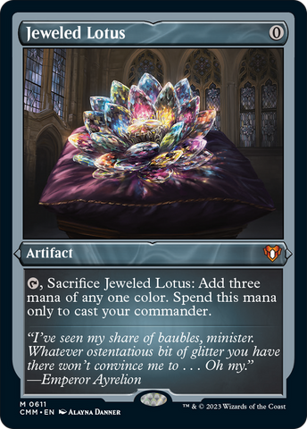 Jeweled Lotus (Foil Etched) [Commander Masters]