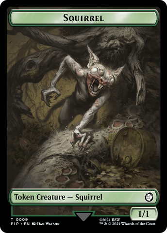 Food (013) // Squirrel Double-Sided Token [Fallout Tokens]