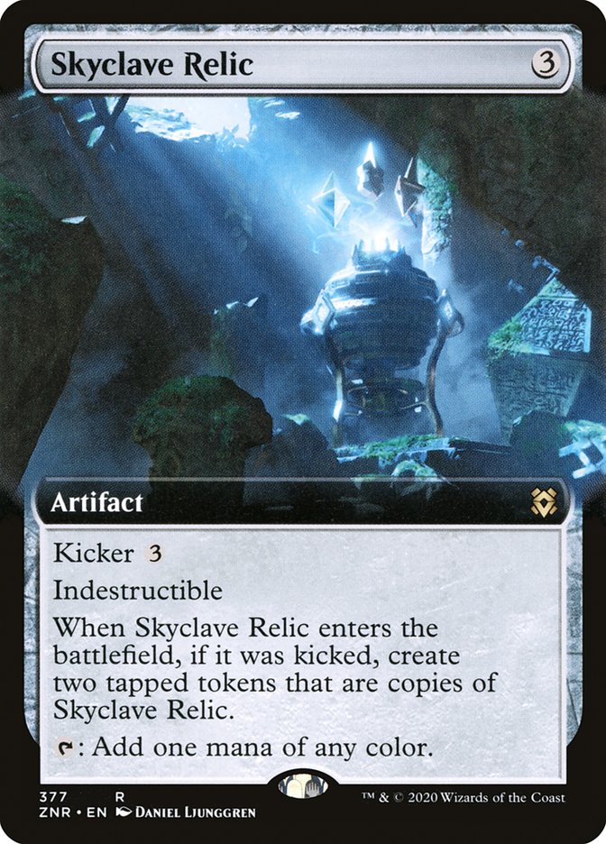 Skyclave Relic (Extended Art) [Zendikar Rising]