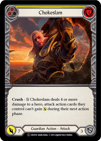 Chokeslam (Yellow) [CRU036] Unlimited Normal