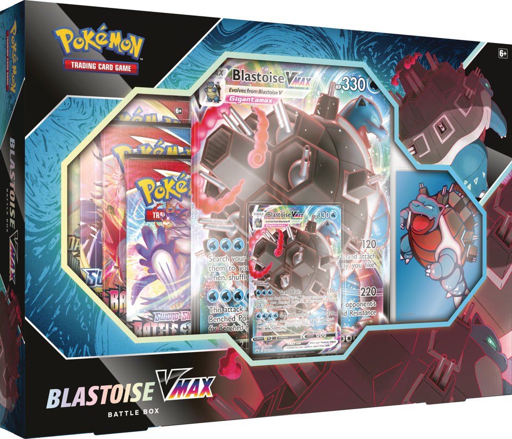 Pokemon- Blastoise VMAX BAttle Box