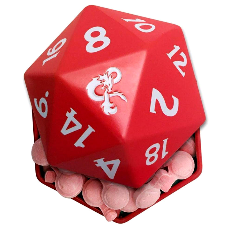 Snack- Candy- D20 +1 Cherry Potion Candy D&D