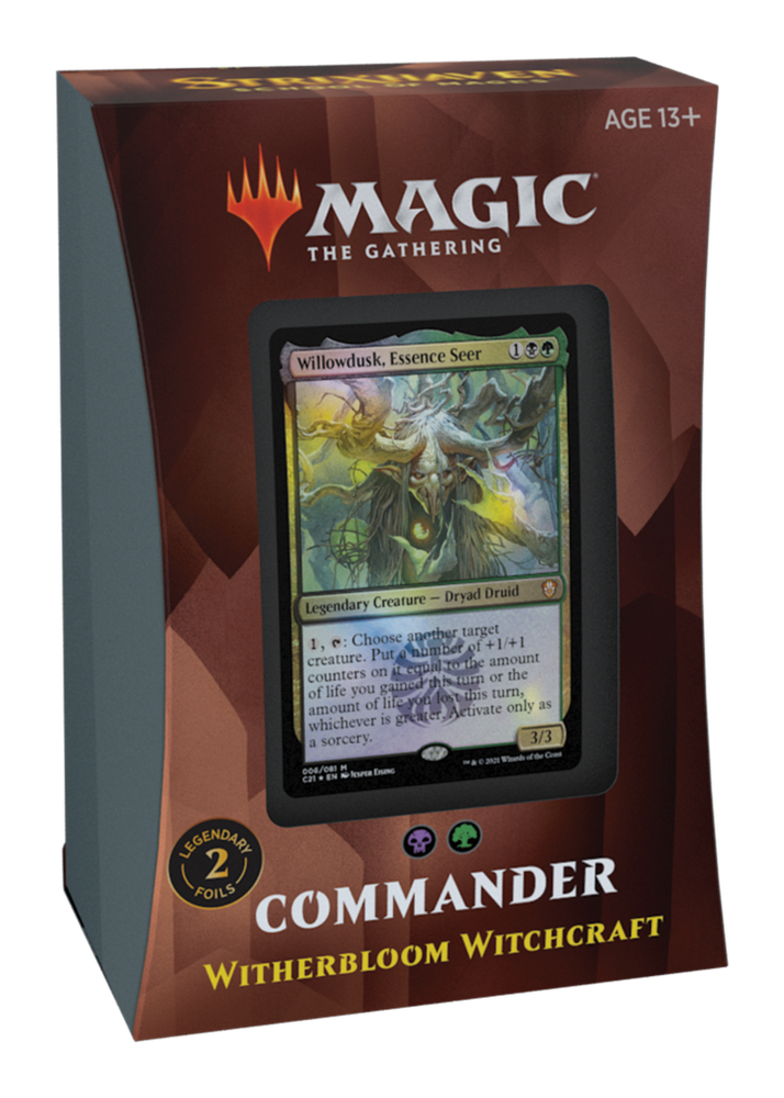 MTG- COMMANDER- STRIXHAVEN - WITHERBLOOM WITCHCRAFT