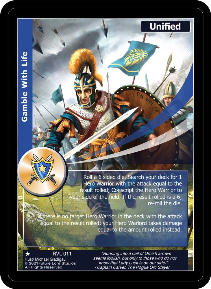 Gamble With Life (RVL-011) [Ravaged Lands - 1st Edition]
