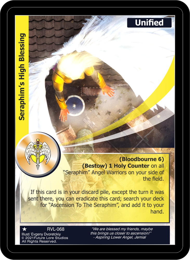 Seraphim's High Blessing (RVL-068) [Ravaged Lands - 1st Edition]