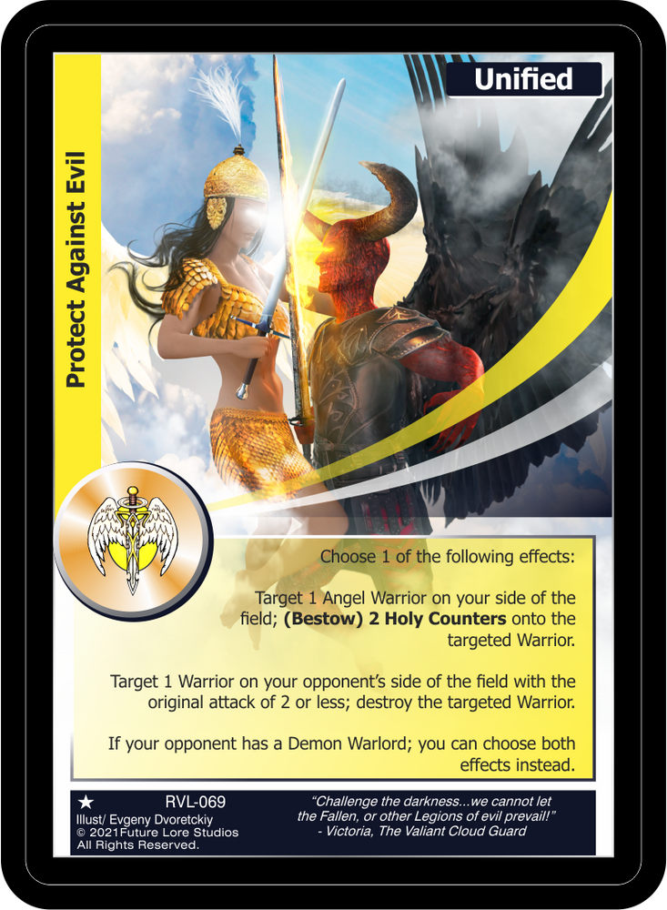 Protect Against Evil (RVL-069) [Ravaged Lands - 1st Edition]