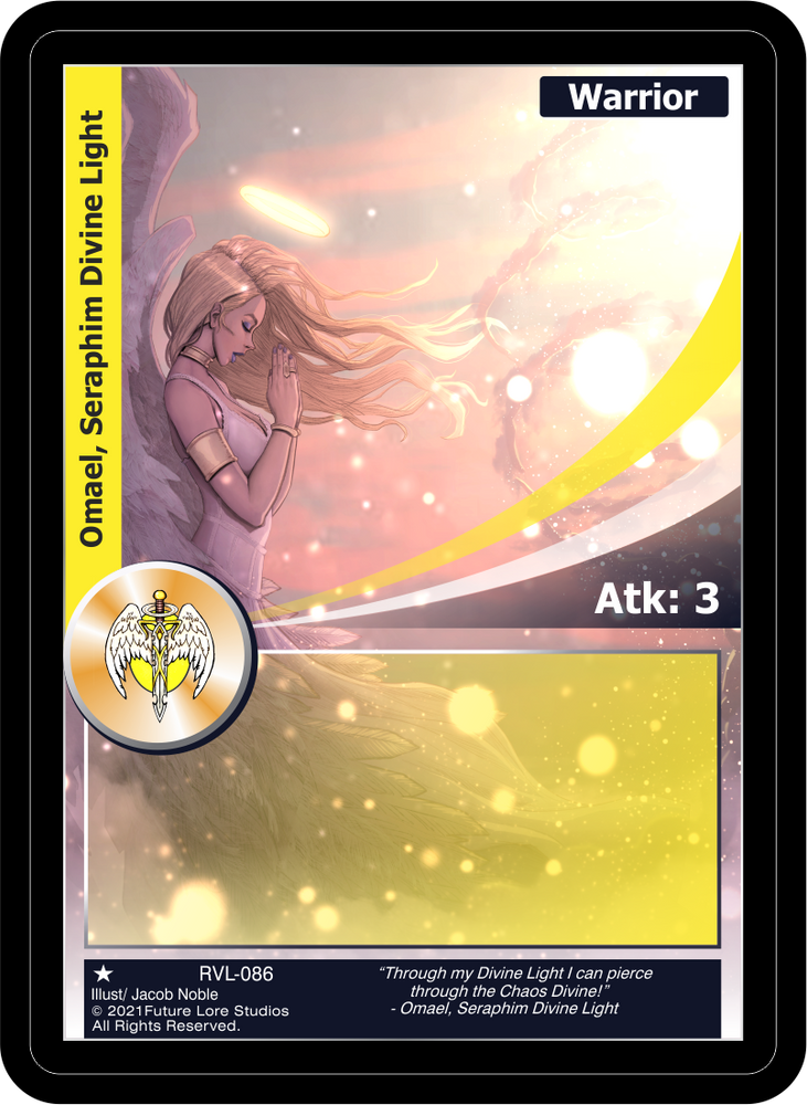 Omael, Seraphim Divine Light (RVL-086) [Ravaged Lands - 1st Edition]