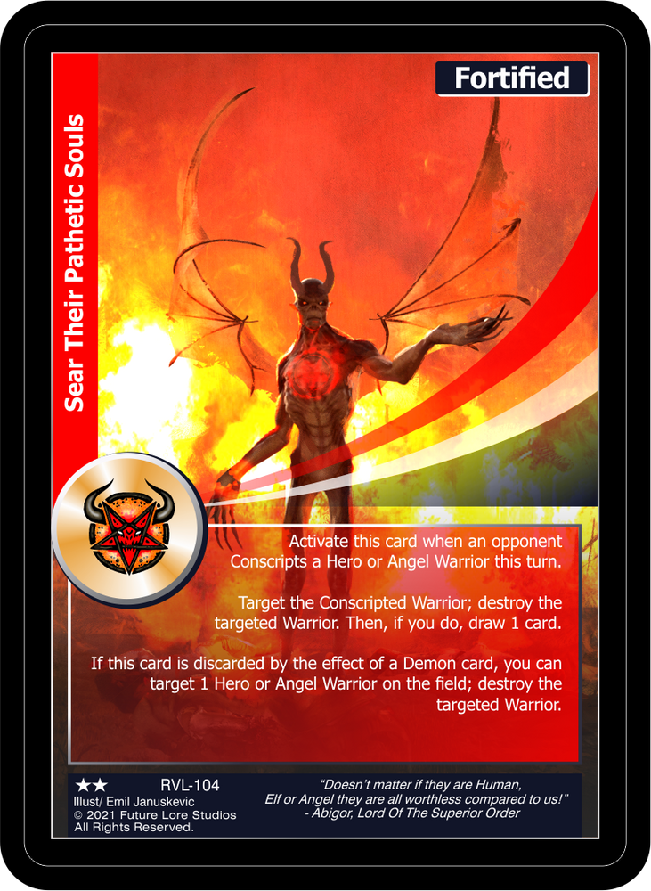 Sear Their Pathetic Souls (RVL-104) [Ravaged Lands - 1st Edition]