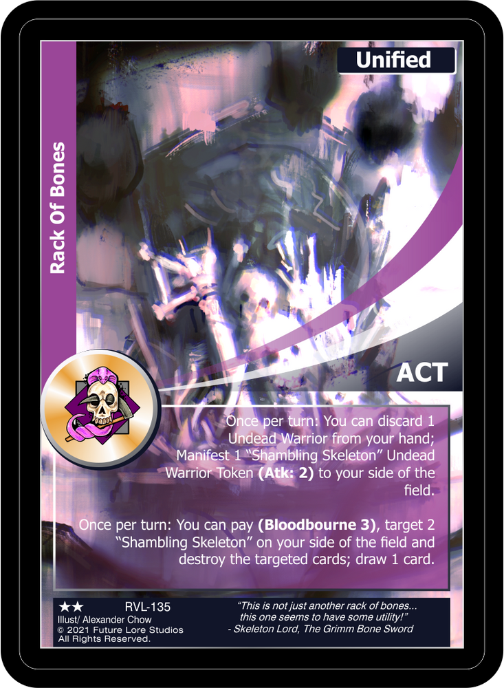Rack Of Bones (RVL-135) [Ravaged Lands - 1st Edition]