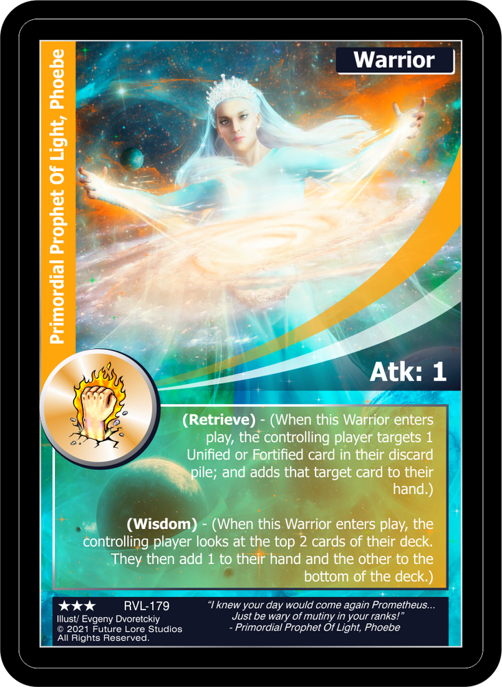 Primordial Prophet Of Light, Phoebe (RVL-179) [Ravaged Lands - 1st Edition]