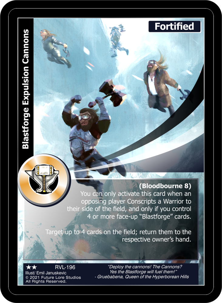 Blastforge Expulsion Cannons (RVL-196) [Ravaged Lands - 1st Edition]