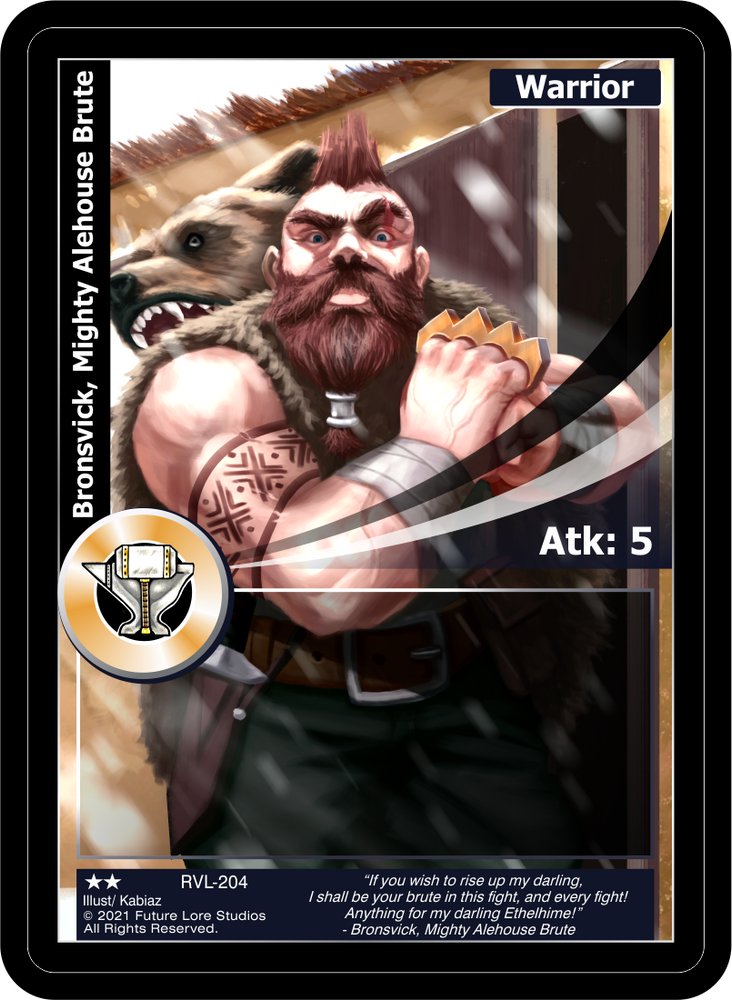 Bronsvick, Mighty Alehouse Brute (RVL-204) [Ravaged Lands - 1st Edition]