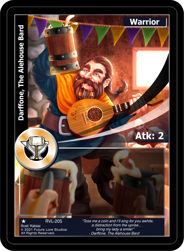 Darffone, The Alehouse Bard (RVL-205) [Ravaged Lands - 1st Edition]