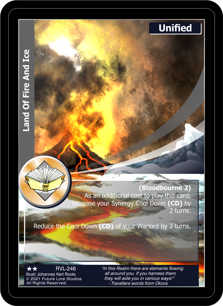 Land Of Fire And Ice (RVL-246) [Ravaged Lands - 1st Edition]