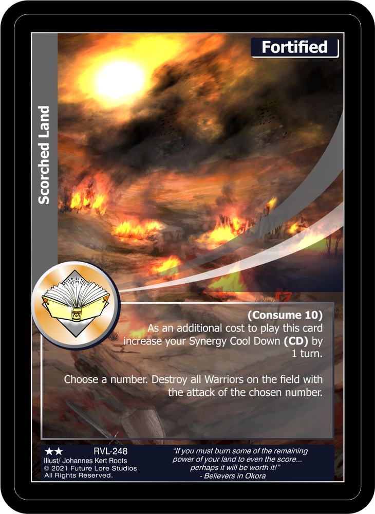 Scorched Land (RVL-248) [Ravaged Lands - 1st Edition]