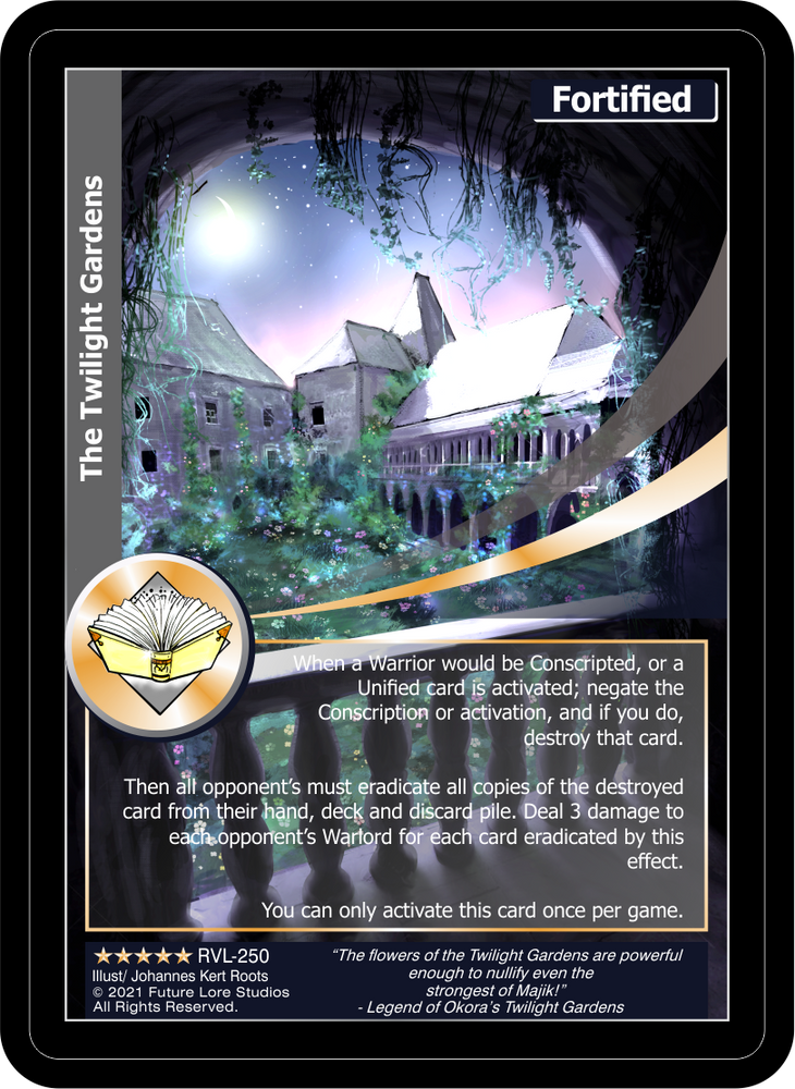 The Twilight Gardens (RVL-250) Foil [Ravaged Lands - 1st Edition]
