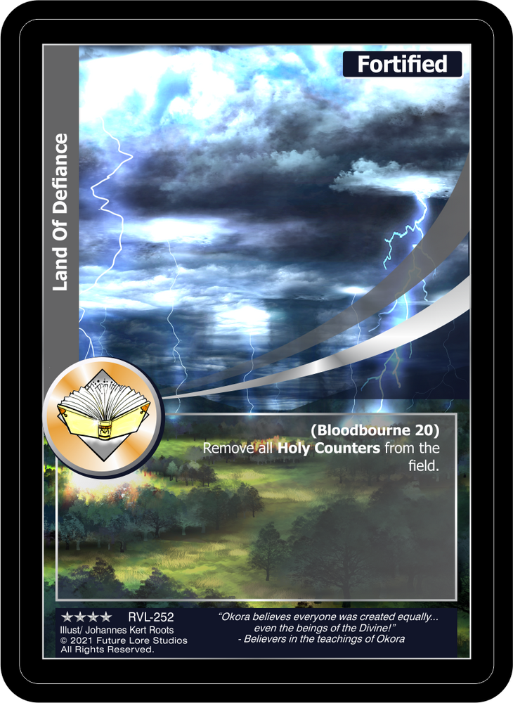Land Of Defiance (RVL-252) Foil [Ravaged Lands - 1st Edition]