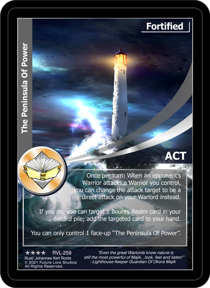 The Peninsula Of Power (RVL-259) Foil [Ravaged Lands - 1st Edition]