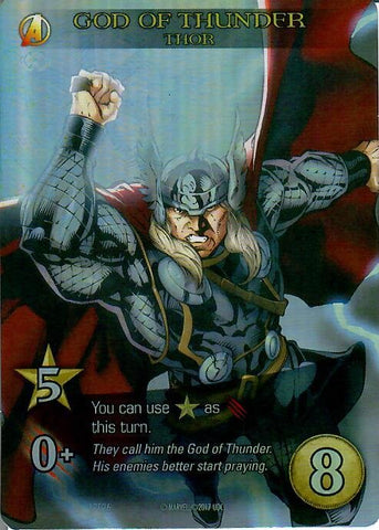 Marvel Legendary- LRC26 God of Thunder Thor Foil