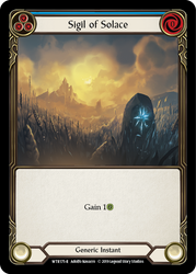 Sigil of Solace (Blue) [WTR175-R] Alpha Print Normal