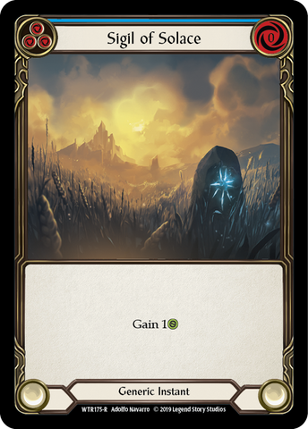 Sigil of Solace (Blue) [WTR175-R] Alpha Print Normal