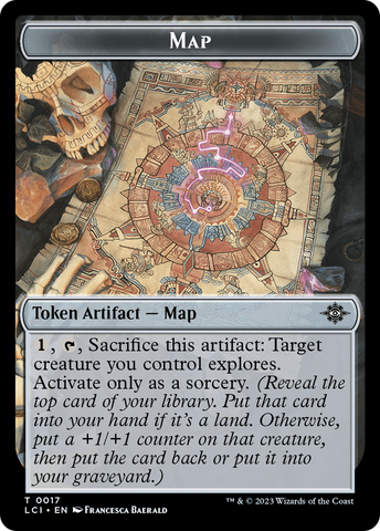 Map // Merfolk (0005) Double-Sided Token [The Lost Caverns of Ixalan Tokens]