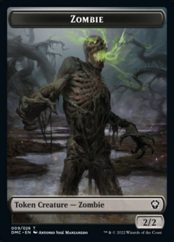 Soldier // Zombie Double-Sided Token [Dominaria United Tokens]
