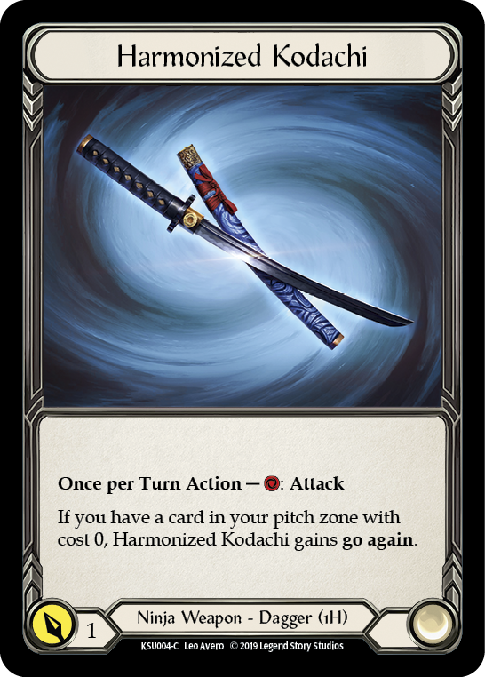 Harmonized Kodachi (Reverse) [KSU004-C] 1st Edition Normal