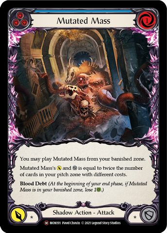 Mutated Mass (Rainbow Foil) [U-MON191-RF] Unlimited Edition Rainbow Foil