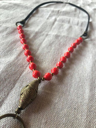 African beaded necklace