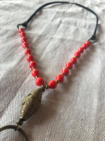 African beaded necklace