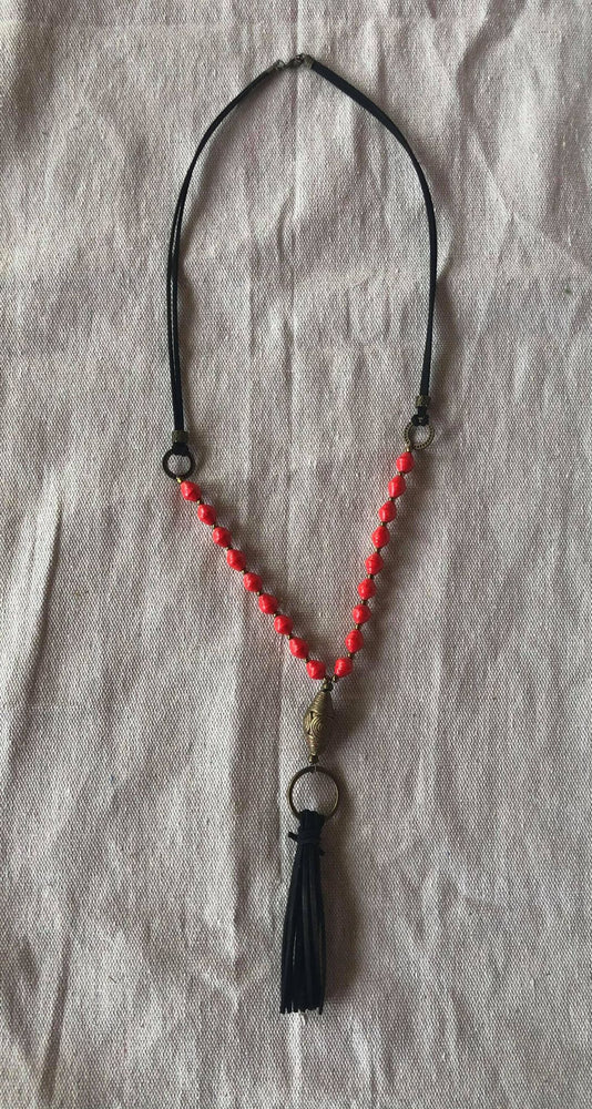 African beaded necklace