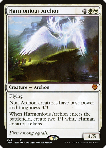 Harmonious Archon [Phyrexia: All Will Be One Commander]