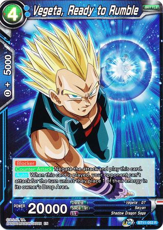 Vegeta, Ready to Rumble (BT11-053) [Vermilion Bloodline 2nd Edition]