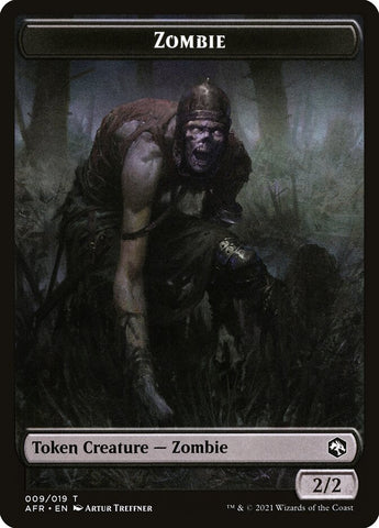 Servo // Zombie Double-Sided Token [Dungeons & Dragons: Adventures in the Forgotten Realms Commander Tokens]