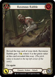 Ravenous Rabble (Blue) [ARC193] Unlimited Edition Rainbow Foil