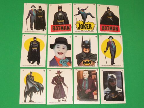 BATMAN movie SERIES 2 TOPPS 132 CARD SET 1989