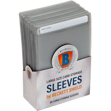 Sleeves- Beckett Large size card sleeves- 50 count UPC5706569902018