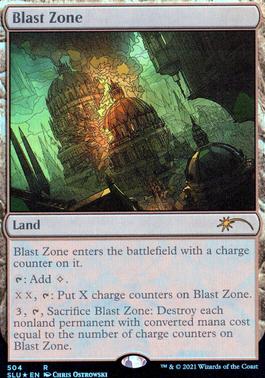 Blast Zone [Secret Lair ultimate edt.] FOIL Stained Glass