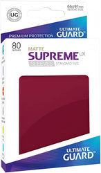 Ultimate Guard- Supreme Sleeves MATTE UX 80 count