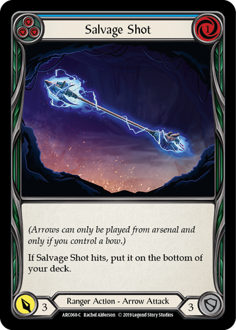 Salvage Shot (Blue) [ARC068-C] 1st Edition Rainbow Foil