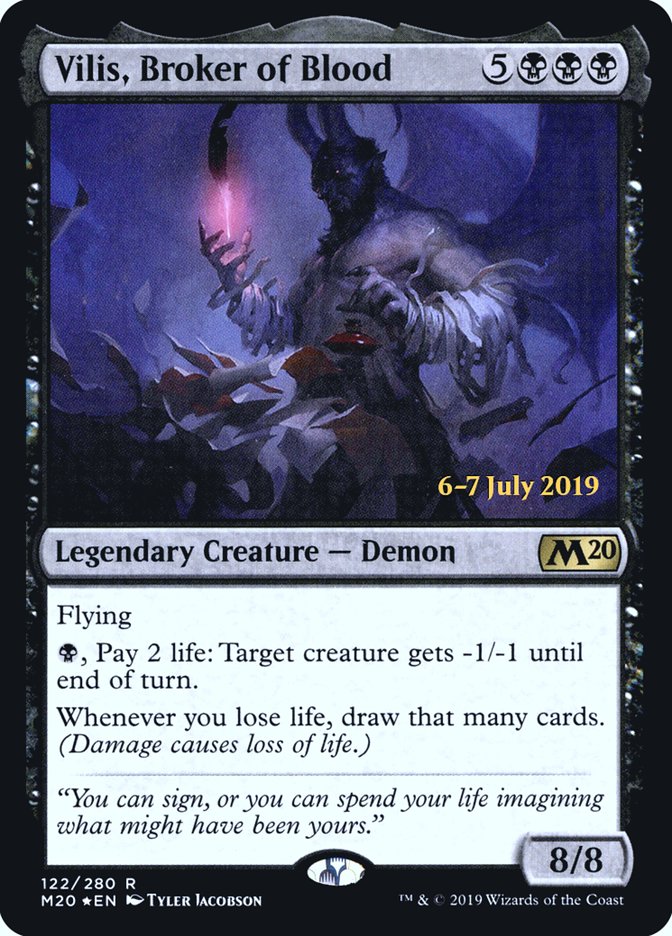 Vilis, Broker of Blood [Core Set 2020 Prerelease Promos]