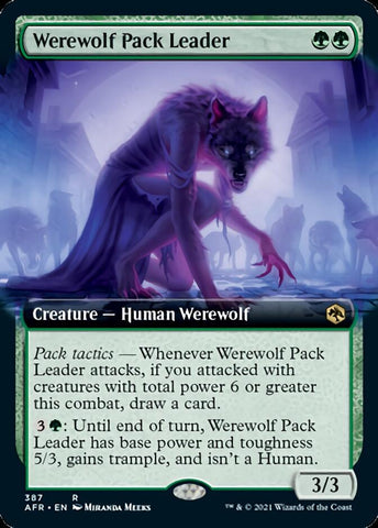 Werewolf Pack Leader (Extended Art) [Dungeons & Dragons: Adventures in the Forgotten Realms]