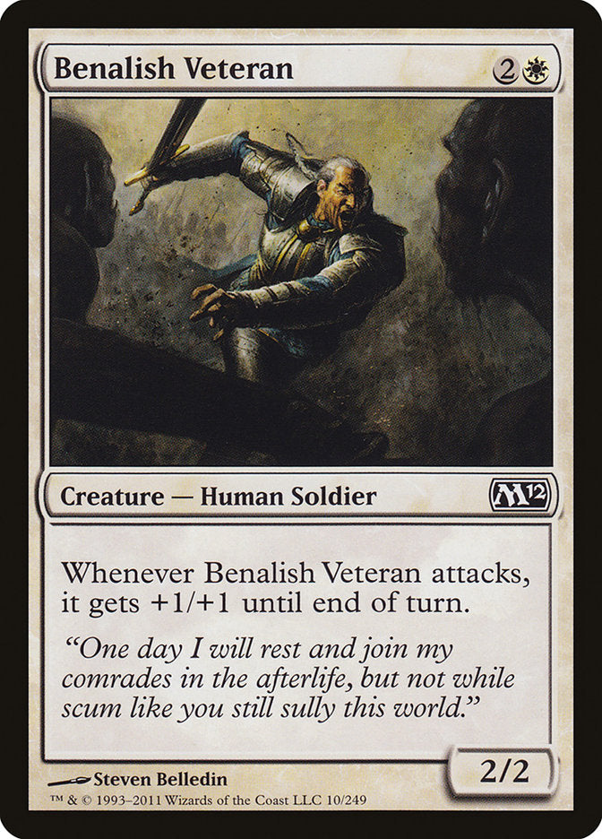 Benalish Veteran [Magic 2012]