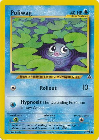 Poliwag (62/75) [Neo Discovery Unlimited]