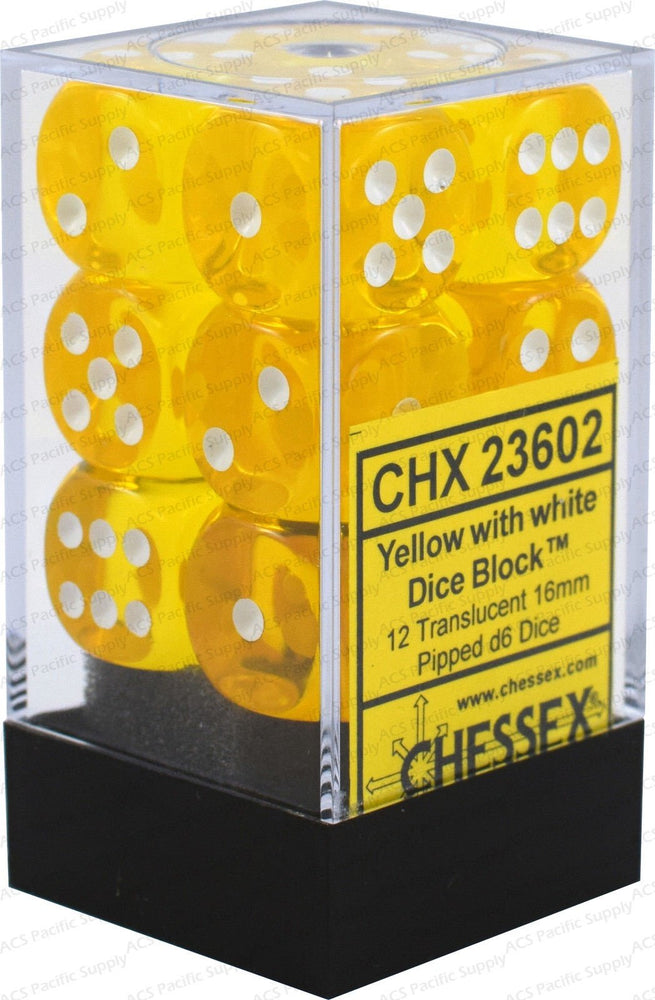 Chessex- Translucent 12d6