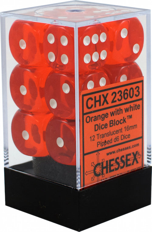 Chessex- Translucent 12d6
