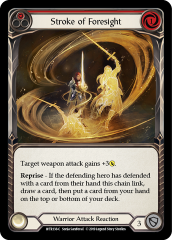 Stroke of Foresight (Red) [WTR138-C] Alpha Print Normal