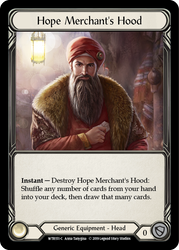 Hope Merchant's Hood [WTR151-C] Alpha Print Cold Foil